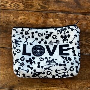 Black and White Gym Bag Pouch